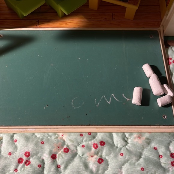 VINTAGE LITTLE PEOPLE SCHOOLHOUSE 1960s - Picture 12 of 15